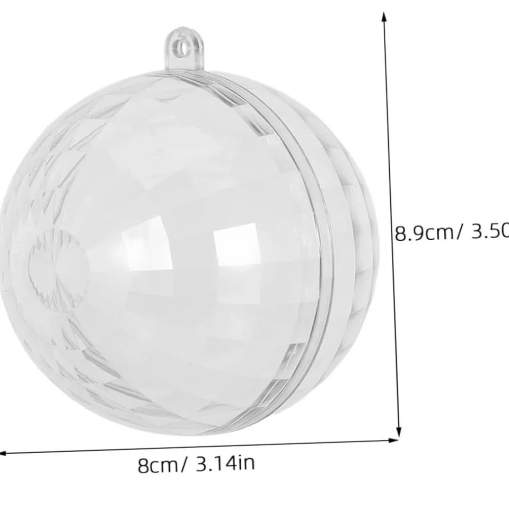 Clear Disco Balls (20) Ornaments for Parties (retail $12 for 5)